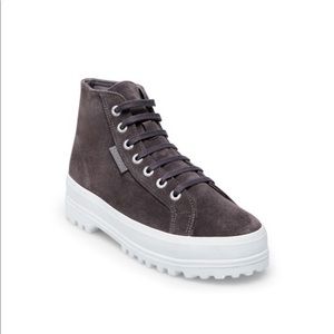 Dark gray suede Superga - 2341